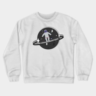 Glitch Saturn Crewneck Sweatshirt